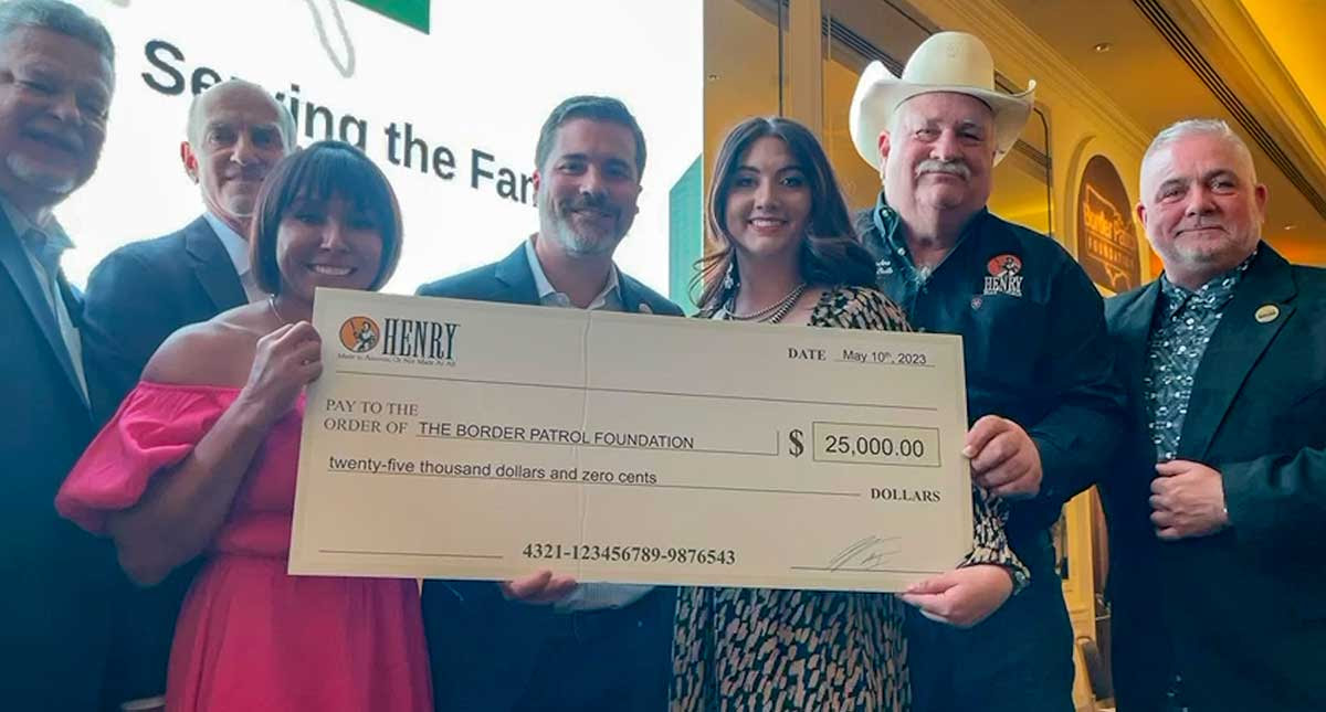Henry Repeating Arms Donates $25,000 to Border Patrol Foundation