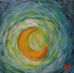 4041 - Van Gogh Moon - Mini Master Series - Posted on Friday, April 3, 2015 by Sea Dean