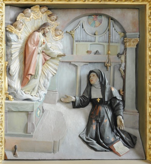 margarita maria con sagrado corazon