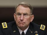 In this Sept. 25, 2018, file photo, Gen. Robert Abrams, looks to the dais as he testifies before the Senate Armed Services Committee on Capitol Hill in Washington. (AP Photo/Carolyn Kaster) ** FILE **