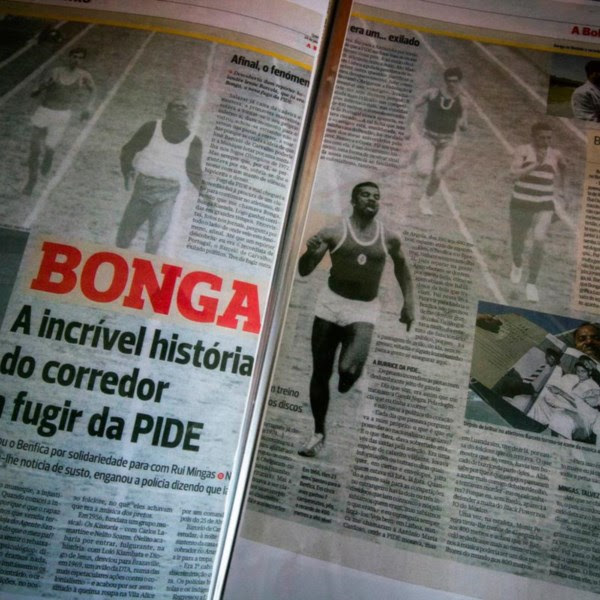 Aos 23 anos, conquistou em Angola o título de campeão nos 100, 200 e 400 metros