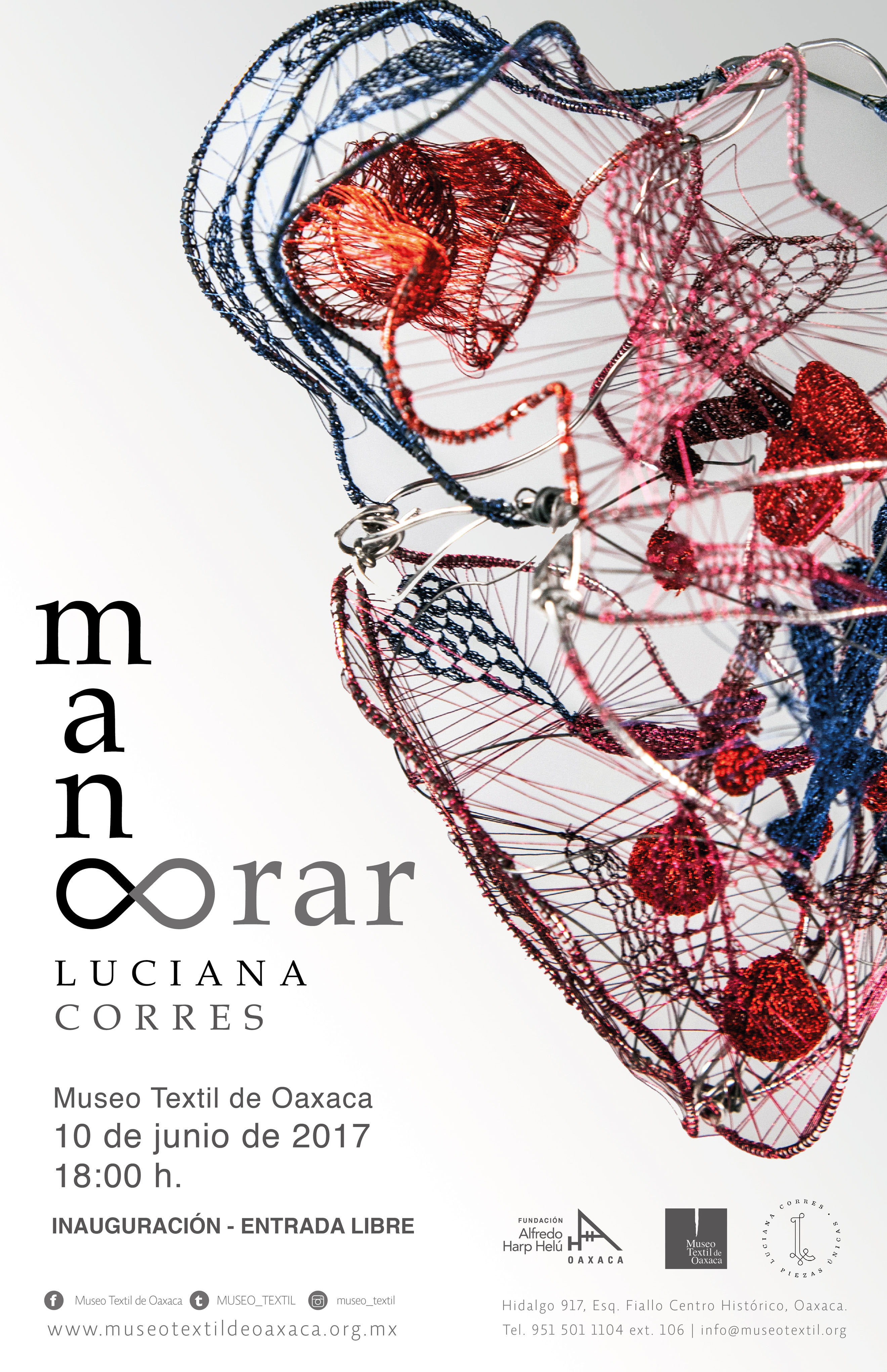 Inauguran man (o) rar, obra de Luciana Corres en el Museo texil de Oaxaca