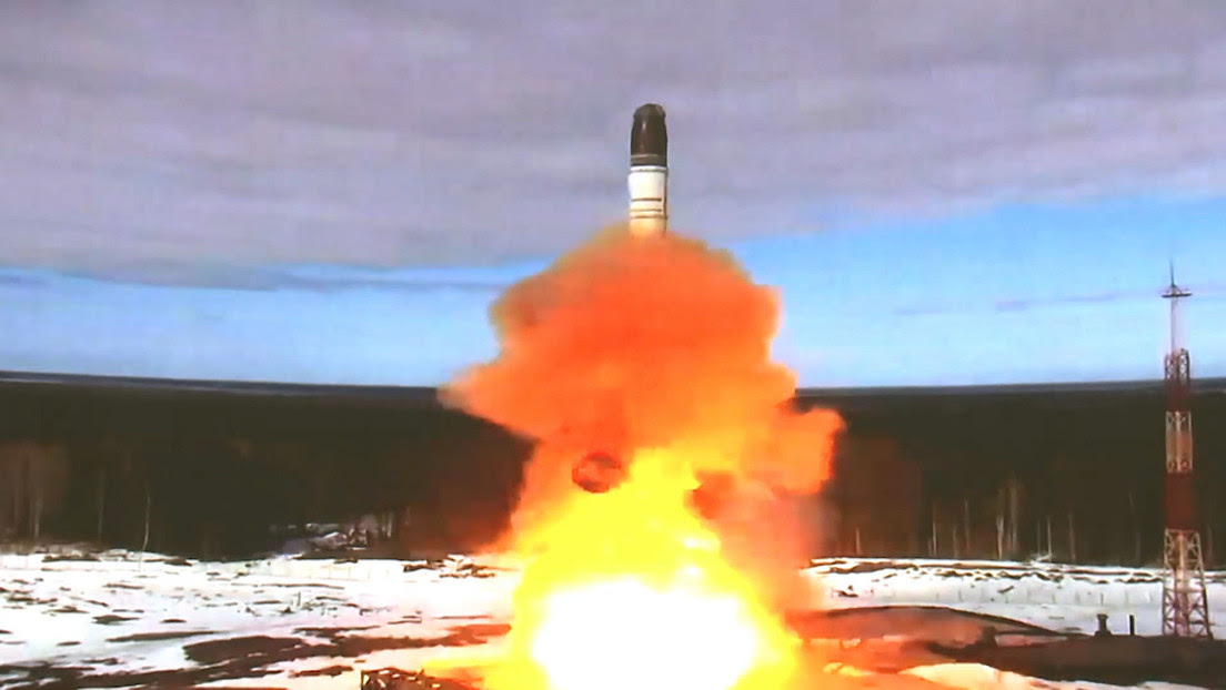 Rusia realiza un exitoso lanzamiento de prueba del misil intercontinental balístico Sarmat, que no tiene análogos en el mundo