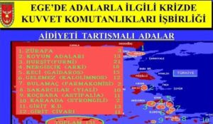 Turkish army officials issued plans to invade 131 Greek islands in the Aegean Sea