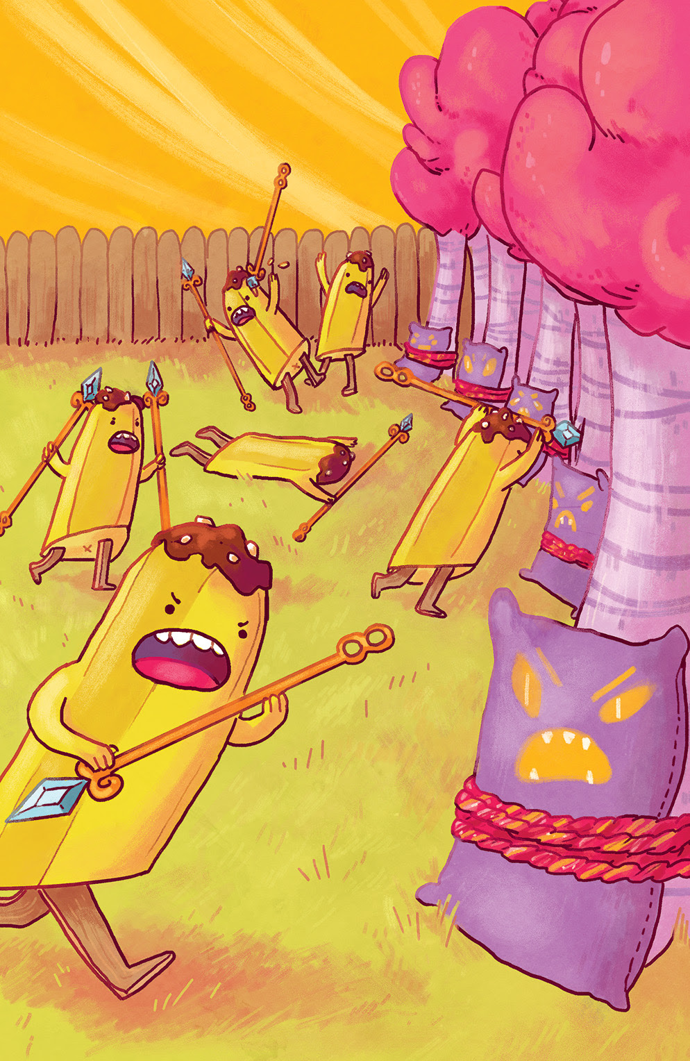 ADVENTURE TIME: BANANA GUARD ACADEMY #2 Cover B by Kelsey Sunday