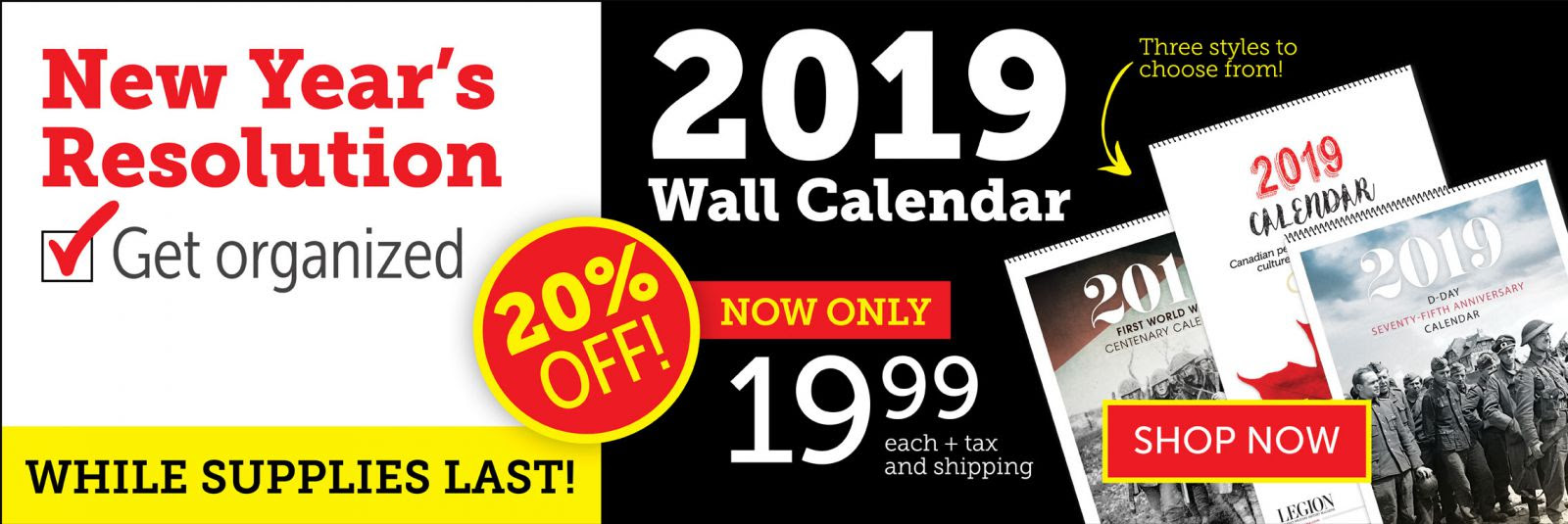 Wall Calendar 2018 - Most Popular!
