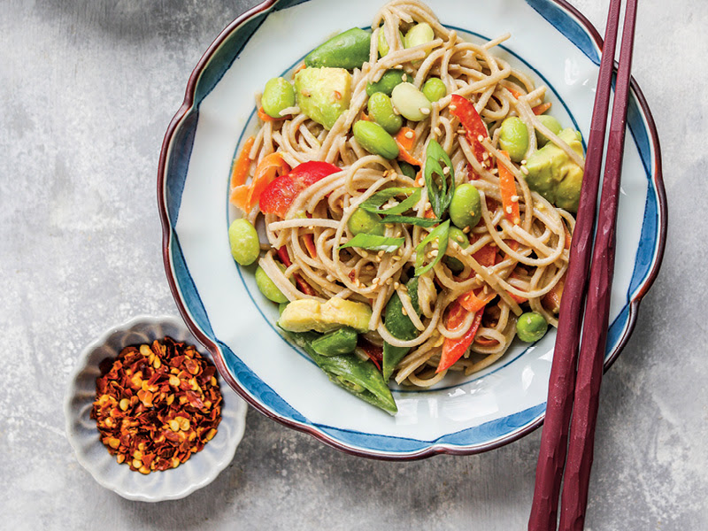 Miso Tahini Noodle Salad