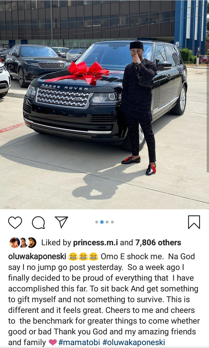 Comedian Mama Tobi buys a Range Rover