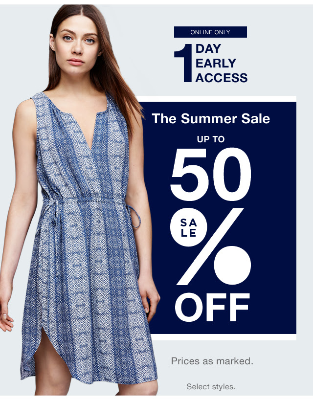 The Summer Sale UP TO 50% OFF