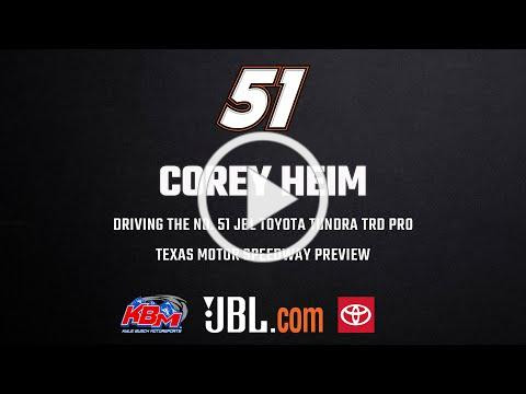 Corey Heim | Texas Motor Speedway Preview