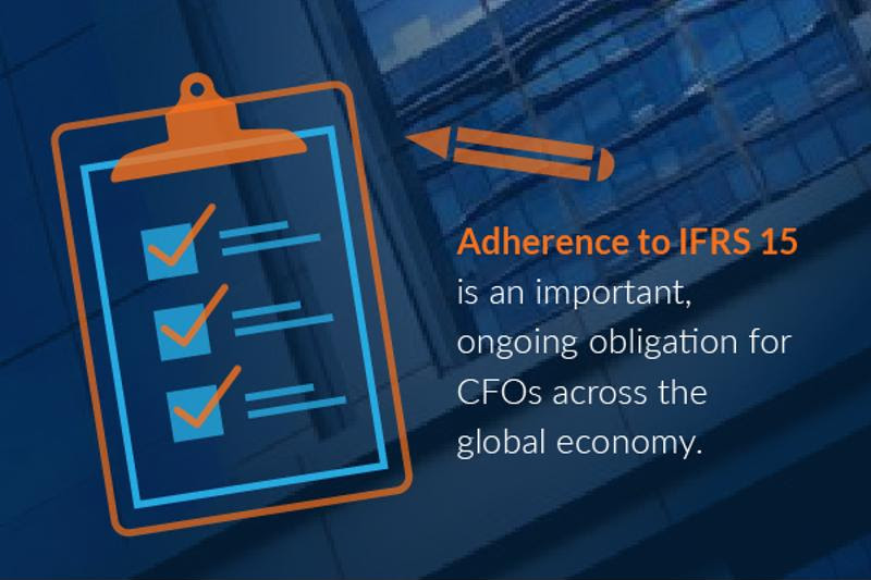 IFRS 15 focuses on providing best practices and guidance for reporting revenue stemming from the contracts a business enters into with its customers.