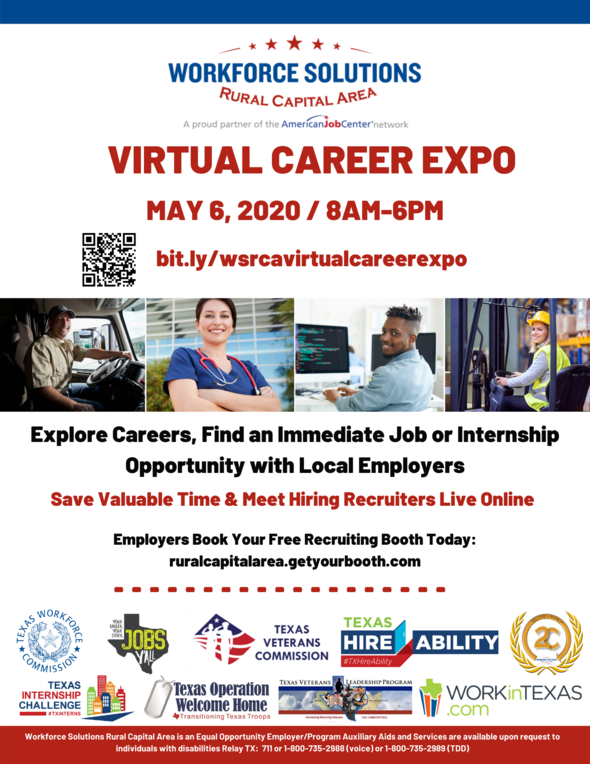 WSRCA Virtual Career Expo May 6
