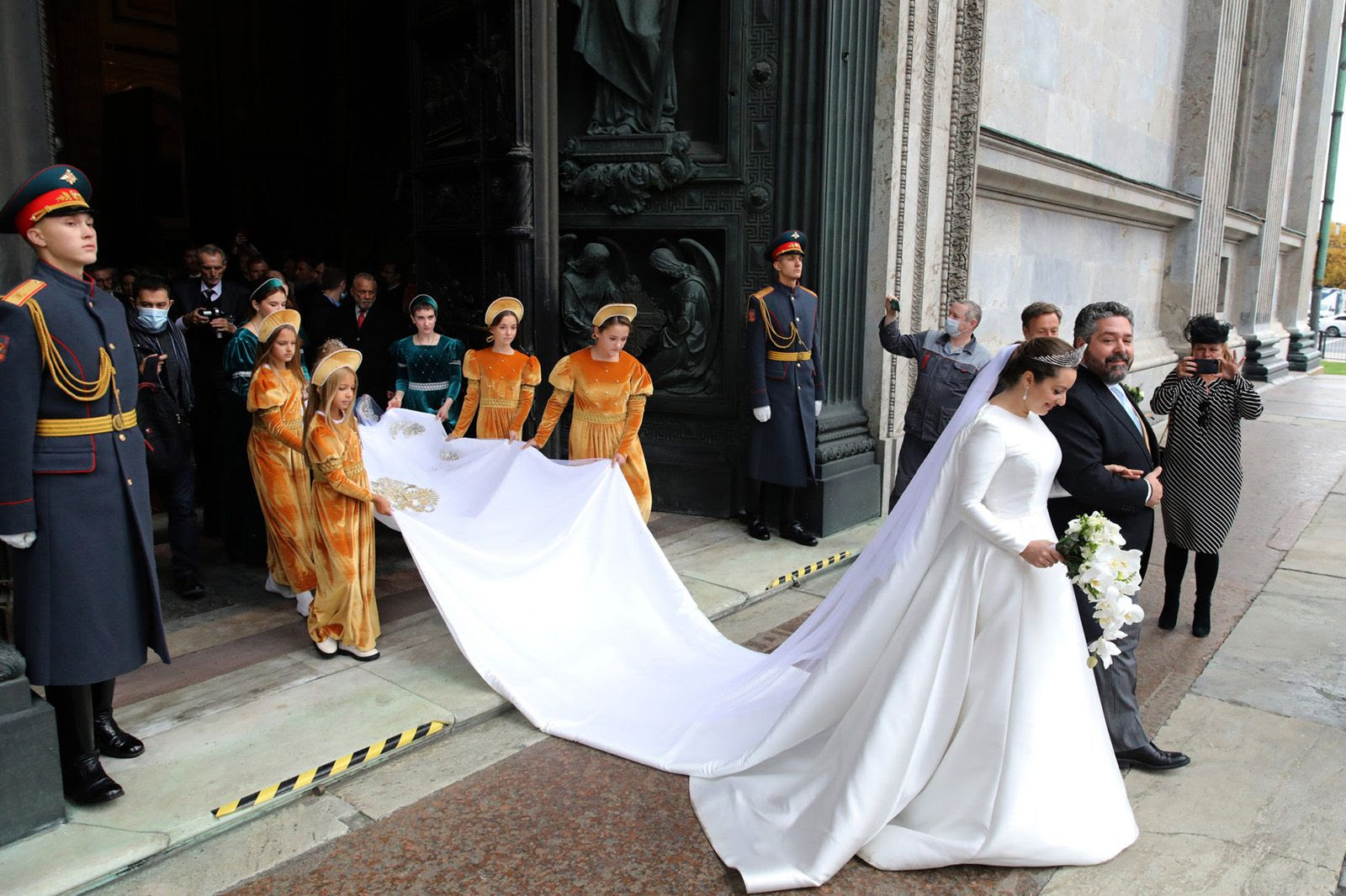 Свадьба Великого князя Георгия Михайловича и Виктории Романовны, урождённой Ребекки Беттарини
