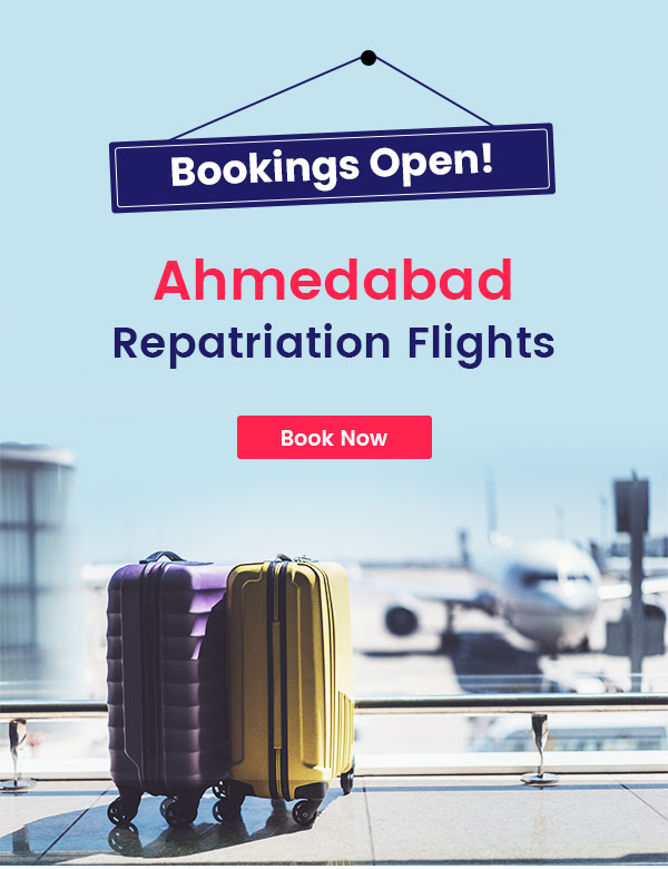Let’s go home, bookings open for repatriation flights to Ahmedabad