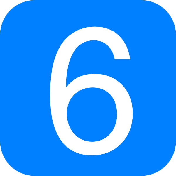 تحميل نماذج امتحانات المستوى السادس ابتدائي اللغة الفرنسية Blue-rounded-square-with-number-6-hi