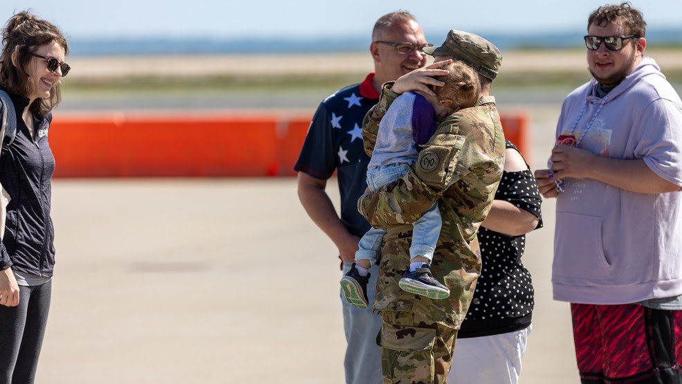  Rhode Island National Guard members deploy to Southwest Asia on Memorial Day