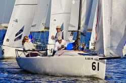 J/70 Mark Ploch sailing Quantum Winter Series Tampa