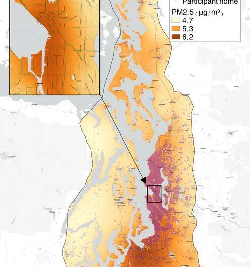 Fine particulate air pollution associated with higher risk of dementia